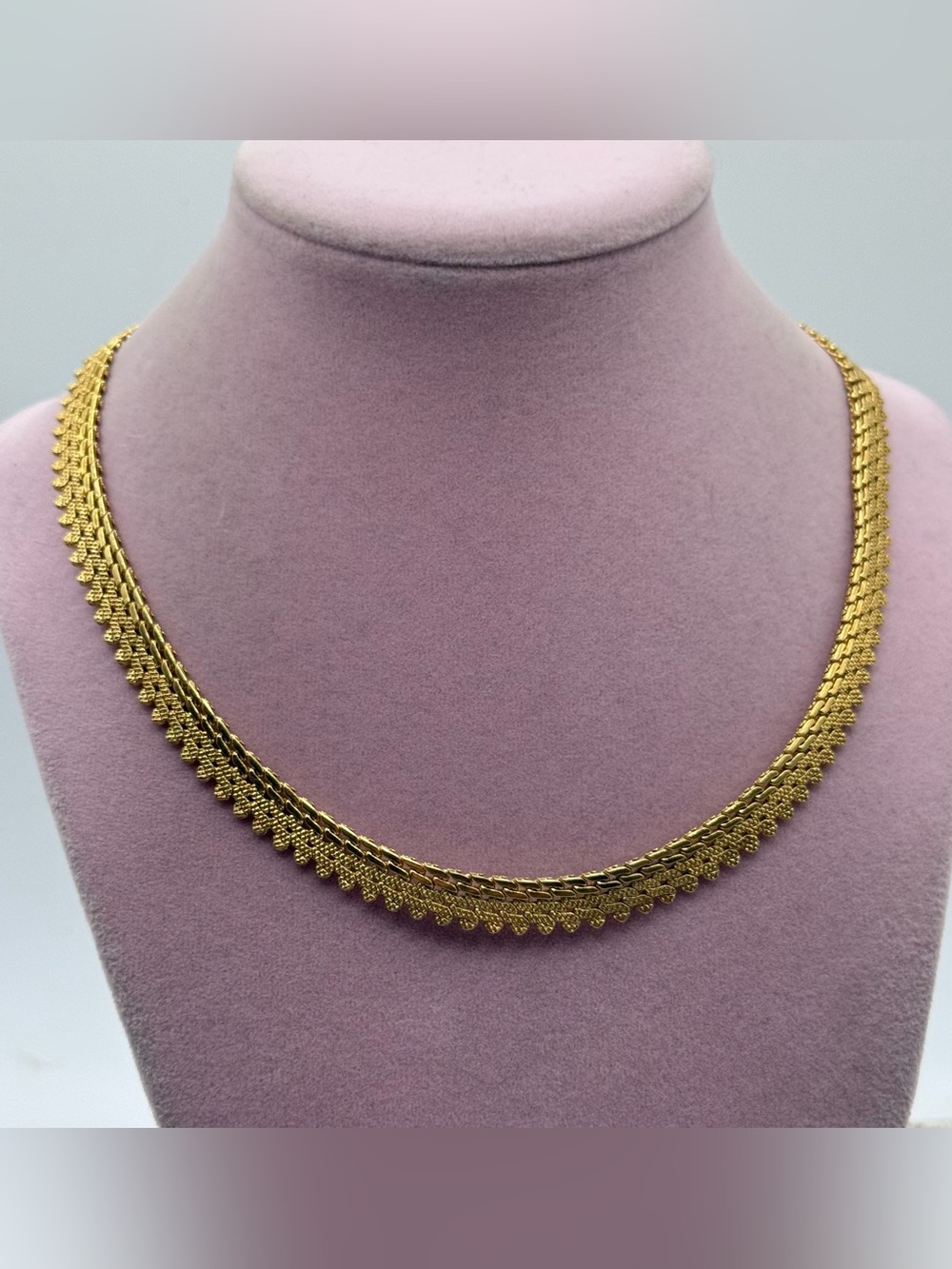Monet Gold-Tone Women's Decorative chokerChain Necklace